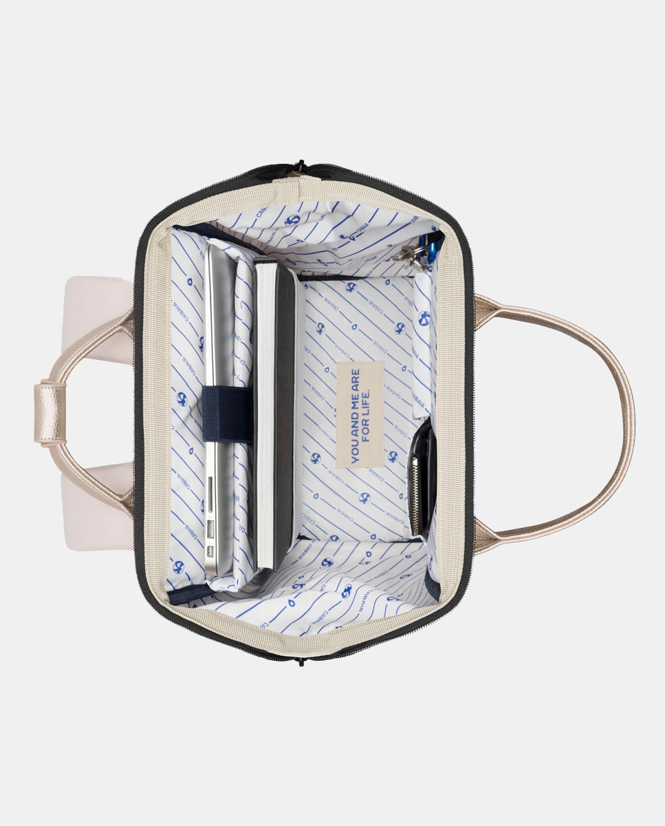 Mochila Adventurer Medium Algiers Bege-6