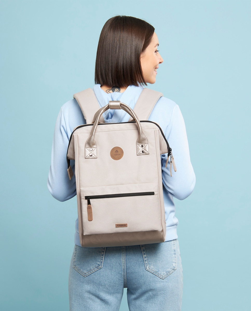 Mochila Adventurer Medium Algiers Bege-8