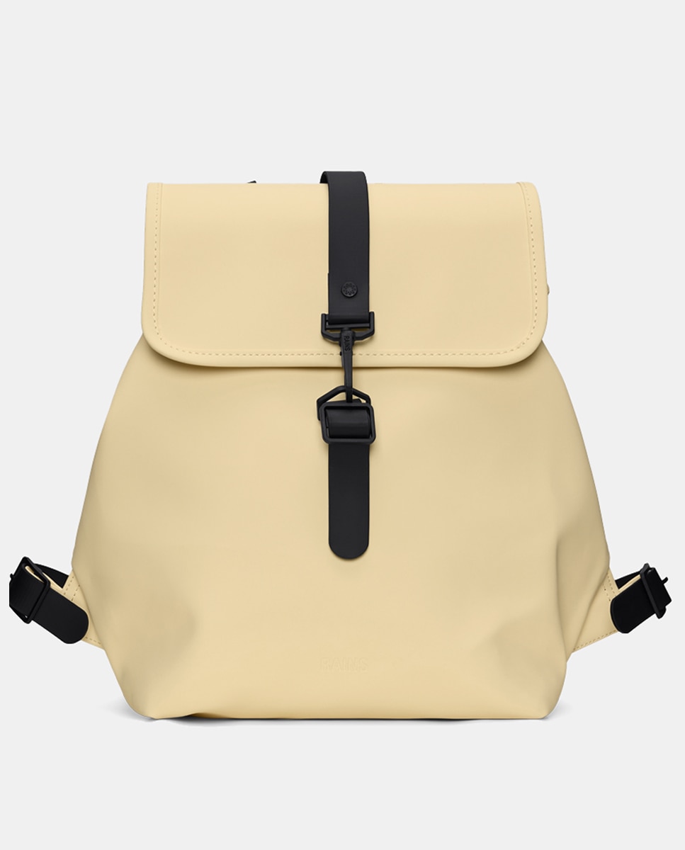 Mochila Média Bucket Resistente à Água - Preto Amarelo-1