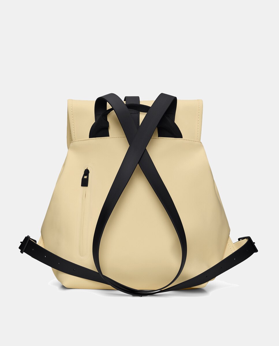 Mochila Média Bucket Resistente à Água - Preto Amarelo-2