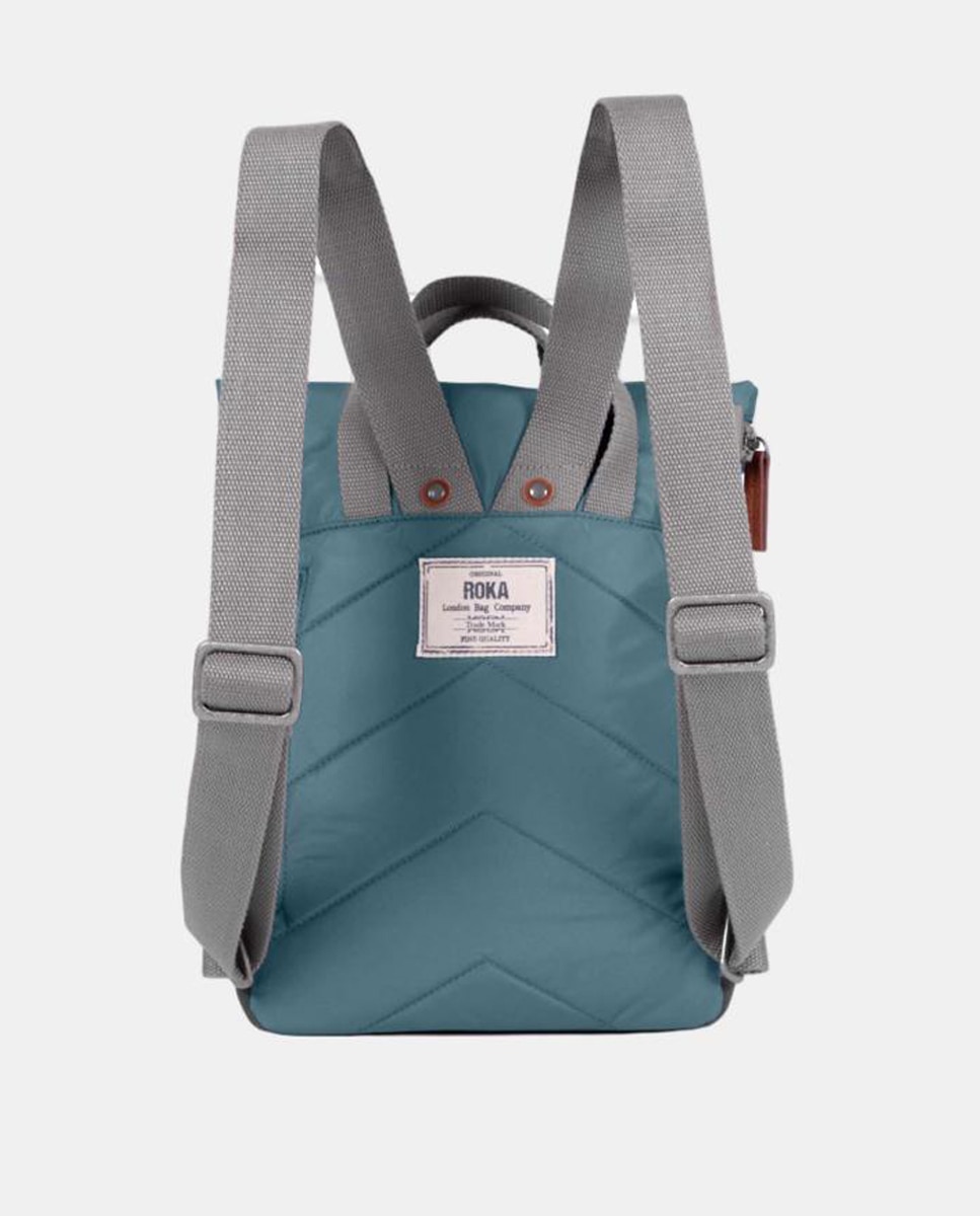 Mochila Unissexo Canfield B Pequena de Nylon Reciclado Repelente à Água - Azul Azul-3