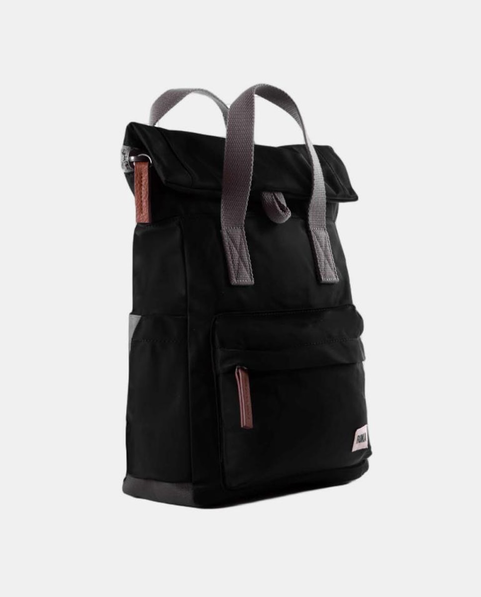 Mochila Unissexo Canfield B Pequena de Nylon Reciclado Repelente à Água - Preto Preto-2