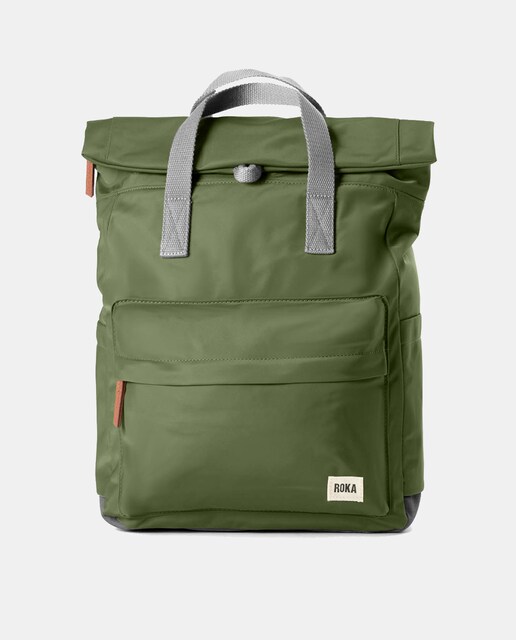 Imagem 0 de Mochila Unissexo Canfield B Média de Nylon Reciclado Repelente à Água - Verde Militar