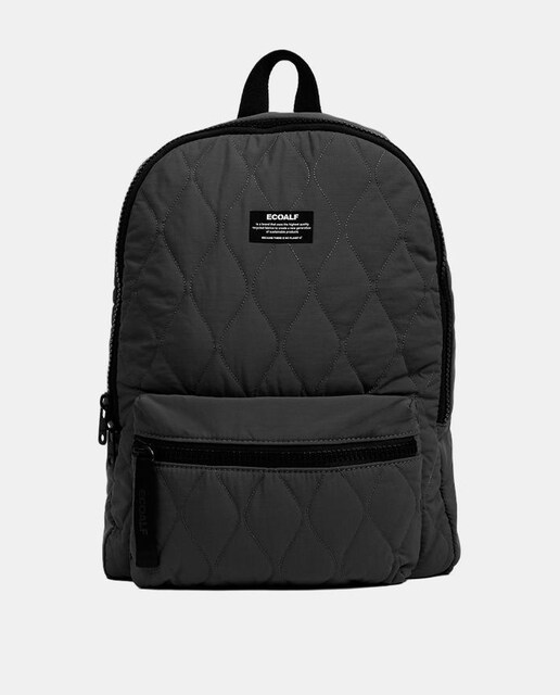 Imagen 0 de Mochila negra de poliester reciclado