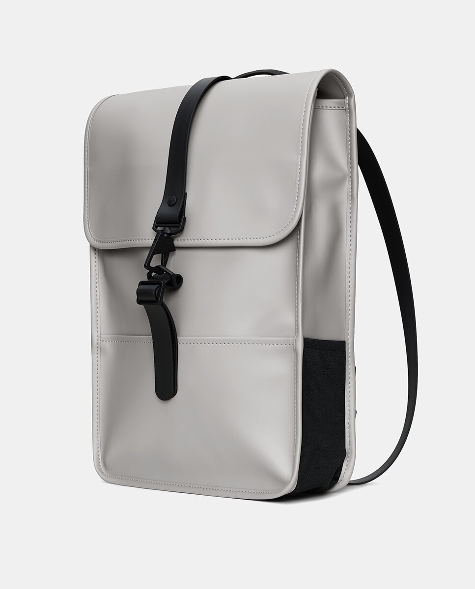 Mochila Média Mini Resistente à Água - Cinzento-Claro Mate Cinzento-claro-3