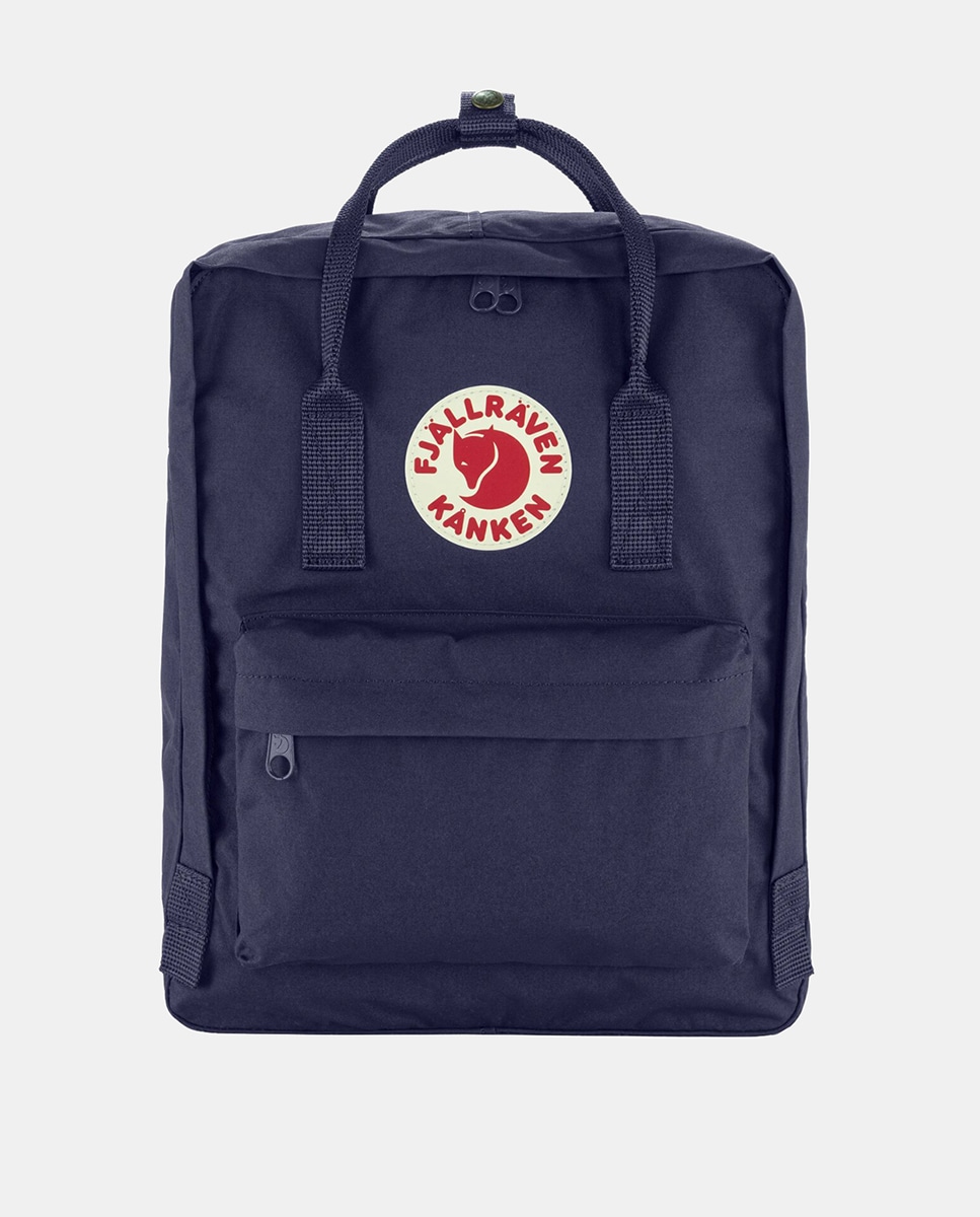 Mochila unissexo Kanken de vinil rosa com asas estampadas Lilás-1