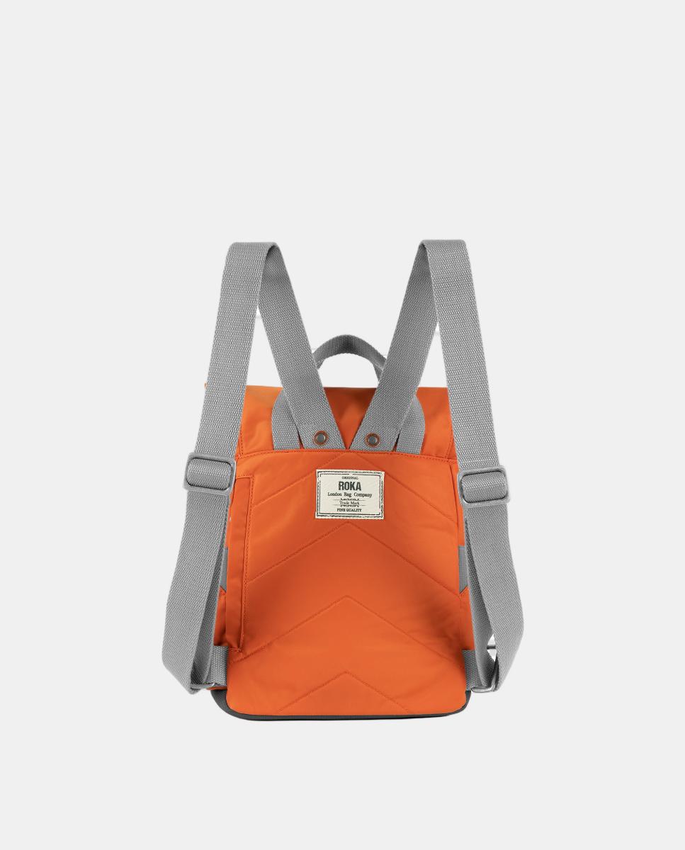 Mochila Unissexo Canfield B Recycled Pequena de Nylon Repelente à Água Laranja-2