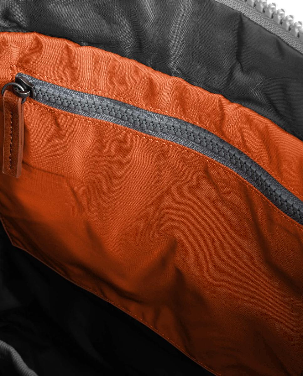 Mochila Unissexo Canfield B Recycled Pequena de Nylon Repelente à Água Laranja-4
