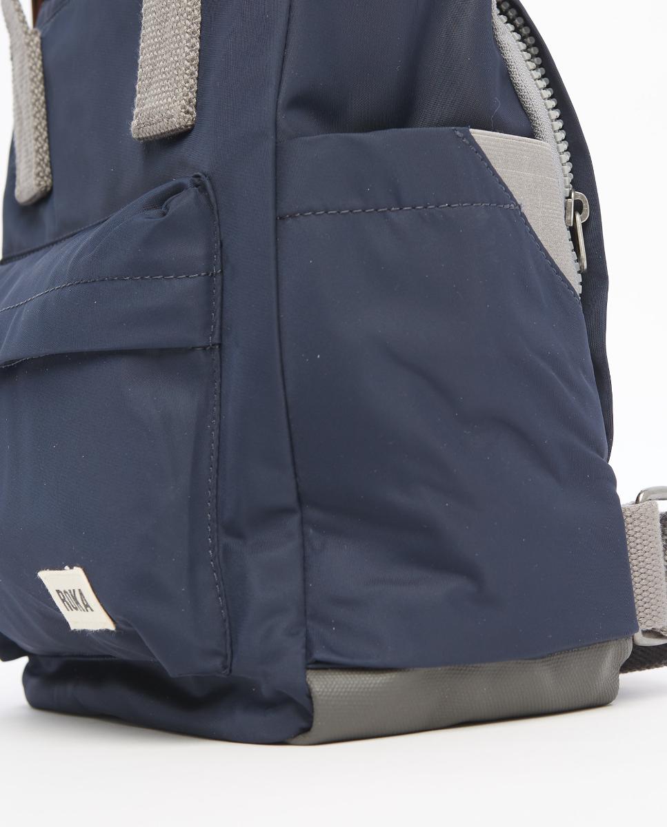 Mochila Unissexo Canfield B Recycled Pequena de Nylon Repelente à Água Azul-marinho-4