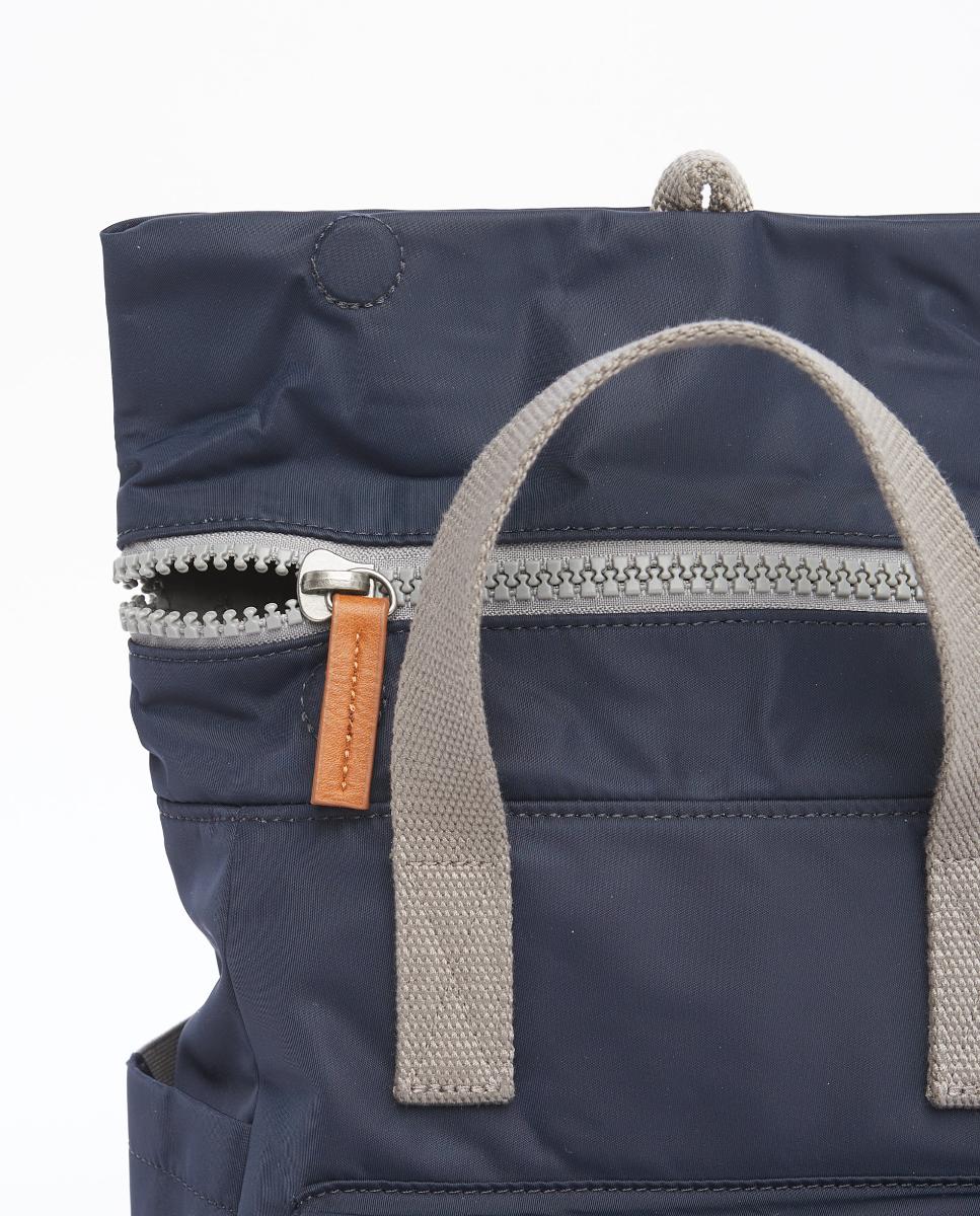 Mochila Unissexo Canfield B Recycled Pequena de Nylon Repelente à Água Azul-marinho-5
