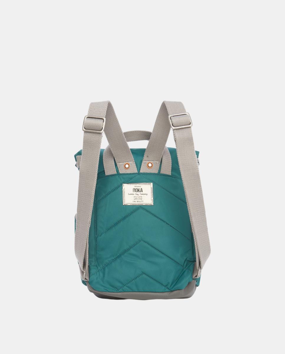 Mochila Unissexo Canfield B Recycled Pequena de Nylon Repelente à Água Verde-escuro-2