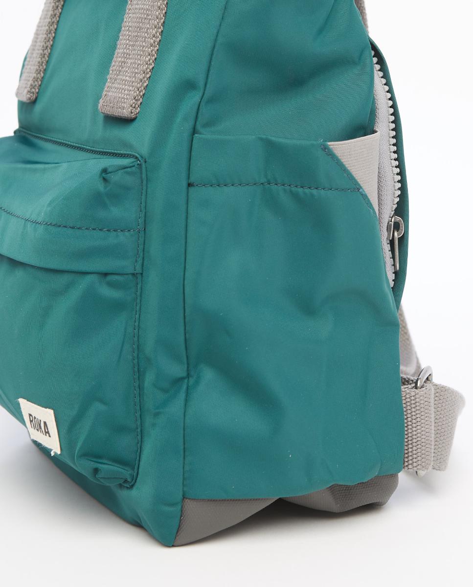 Mochila Unissexo Canfield B Recycled Pequena de Nylon Repelente à Água Verde-escuro-4