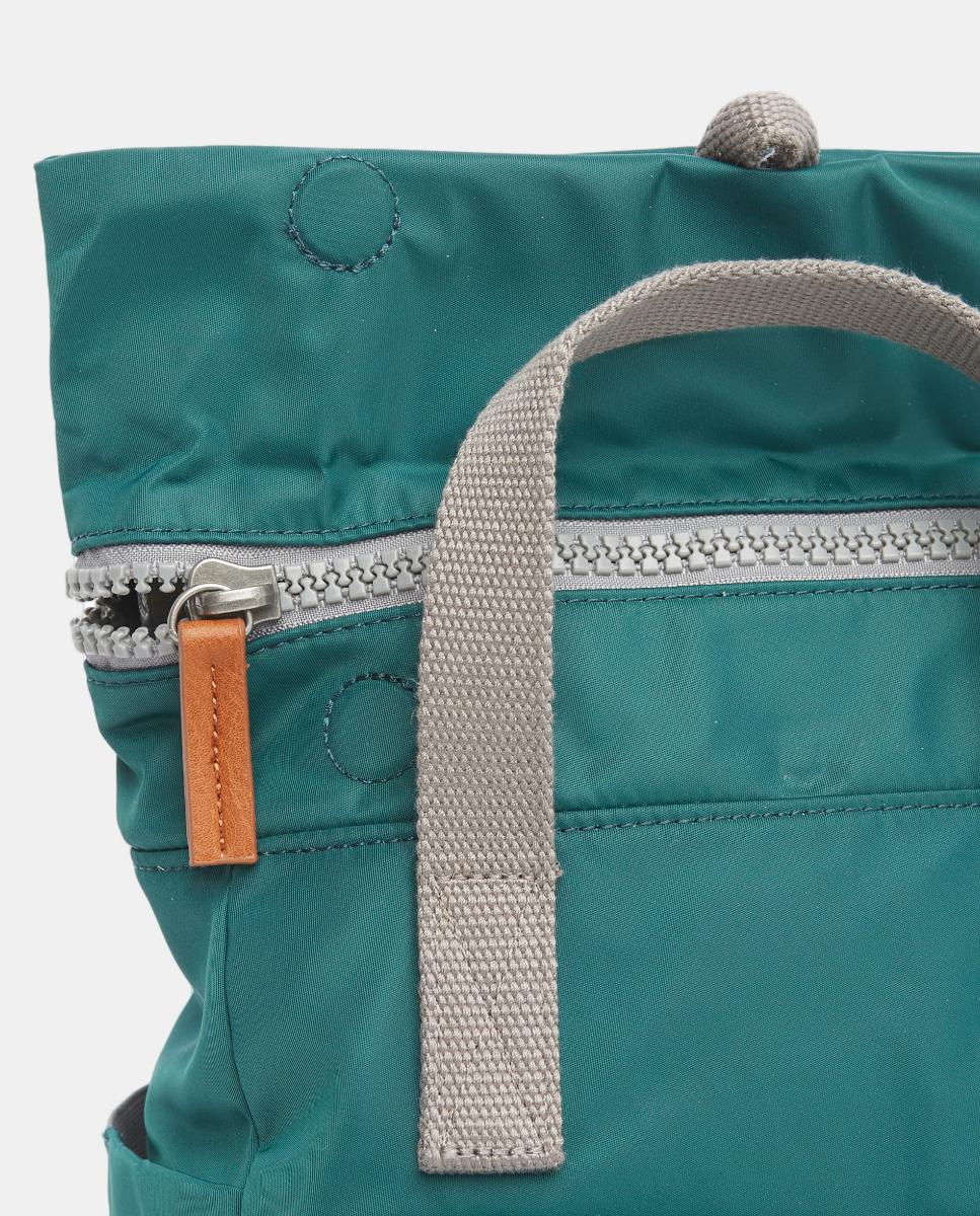 Mochila Unissexo Canfield B Recycled Pequena de Nylon Repelente à Água Verde-escuro-5