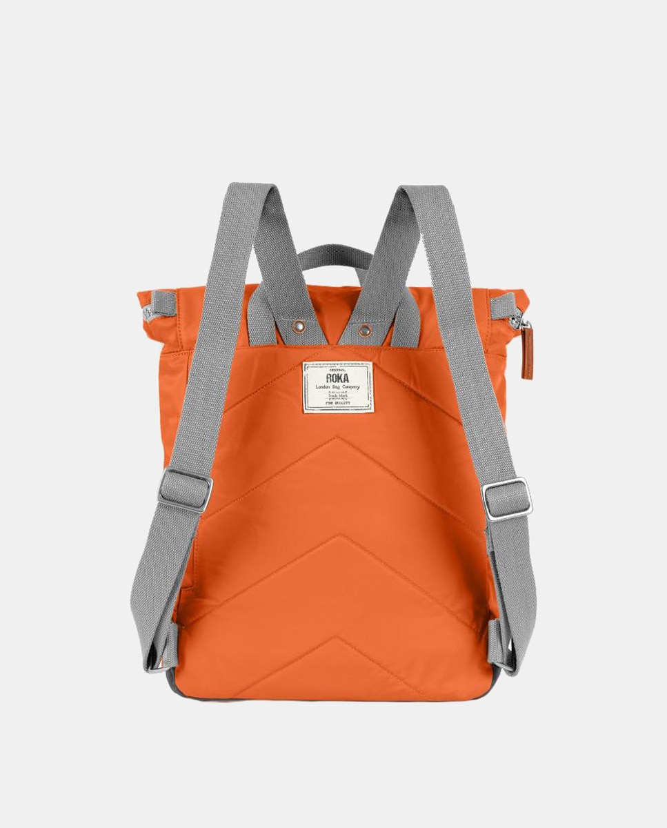 Mochila Unissexo Canfield B Recycled Pequena de Nylon Repelente à Água Laranja-2