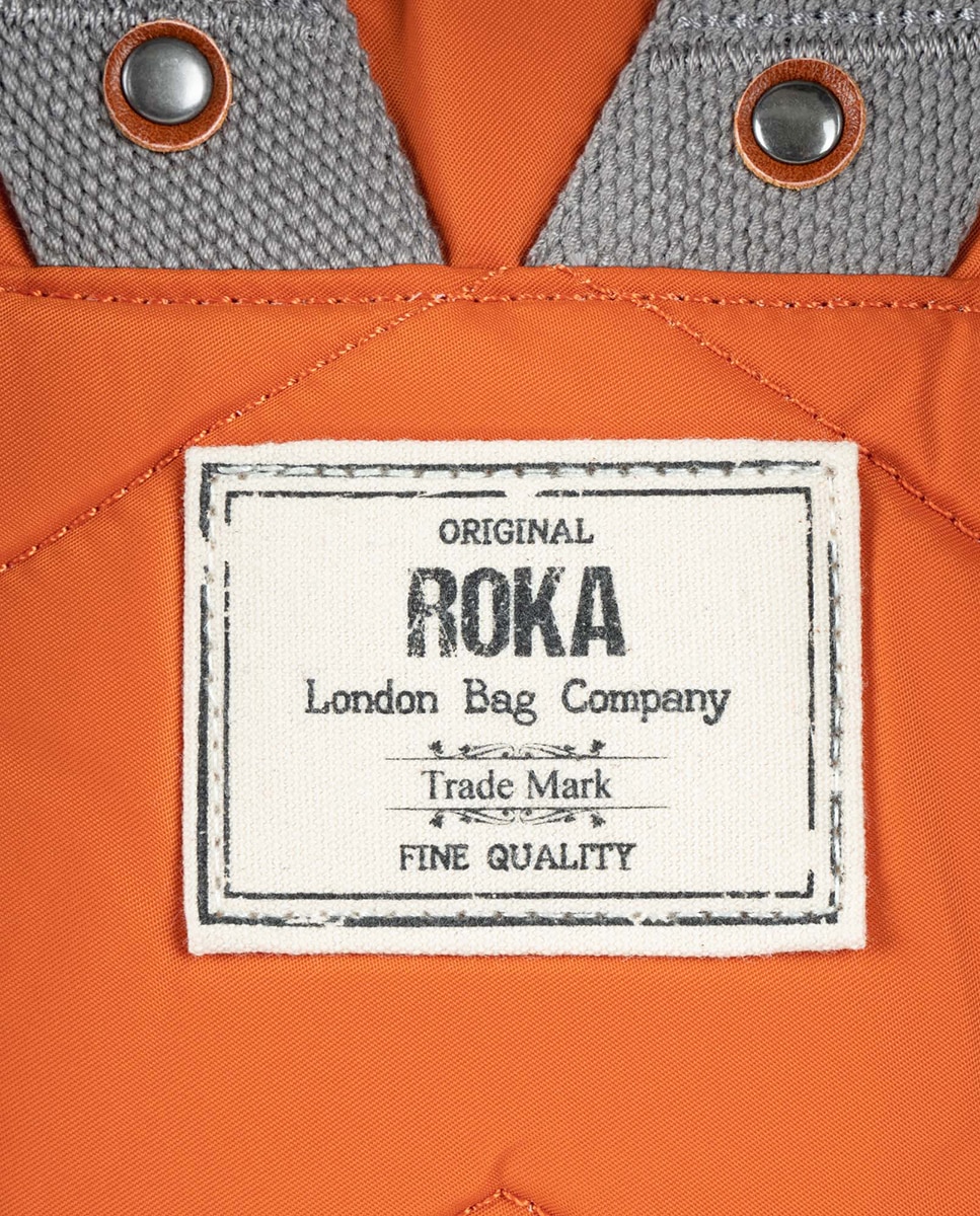 Mochila Unissexo Canfield B Recycled Pequena de Nylon Repelente à Água Laranja-5