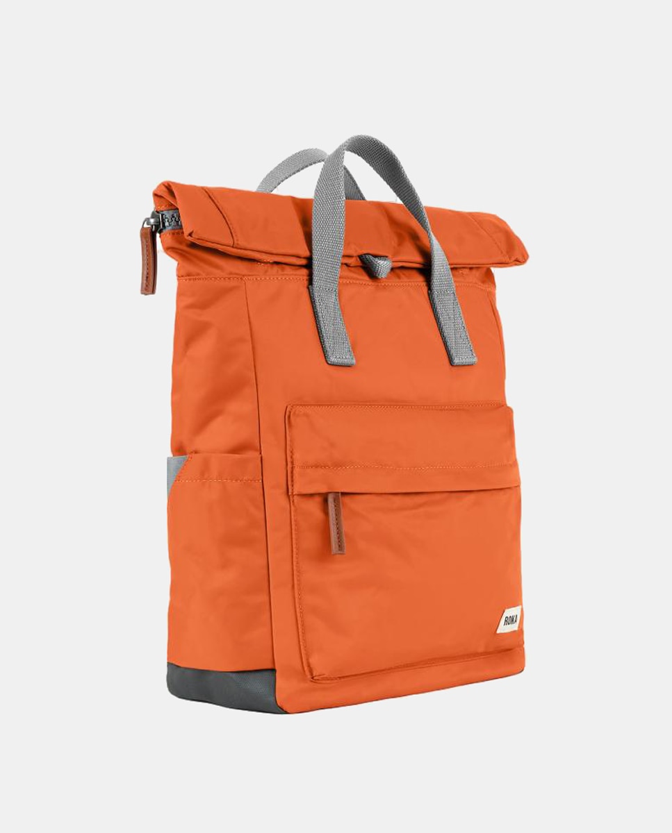 Mochila Unissexo Canfield B Recycled Pequena de Nylon Repelente à Água Laranja-6