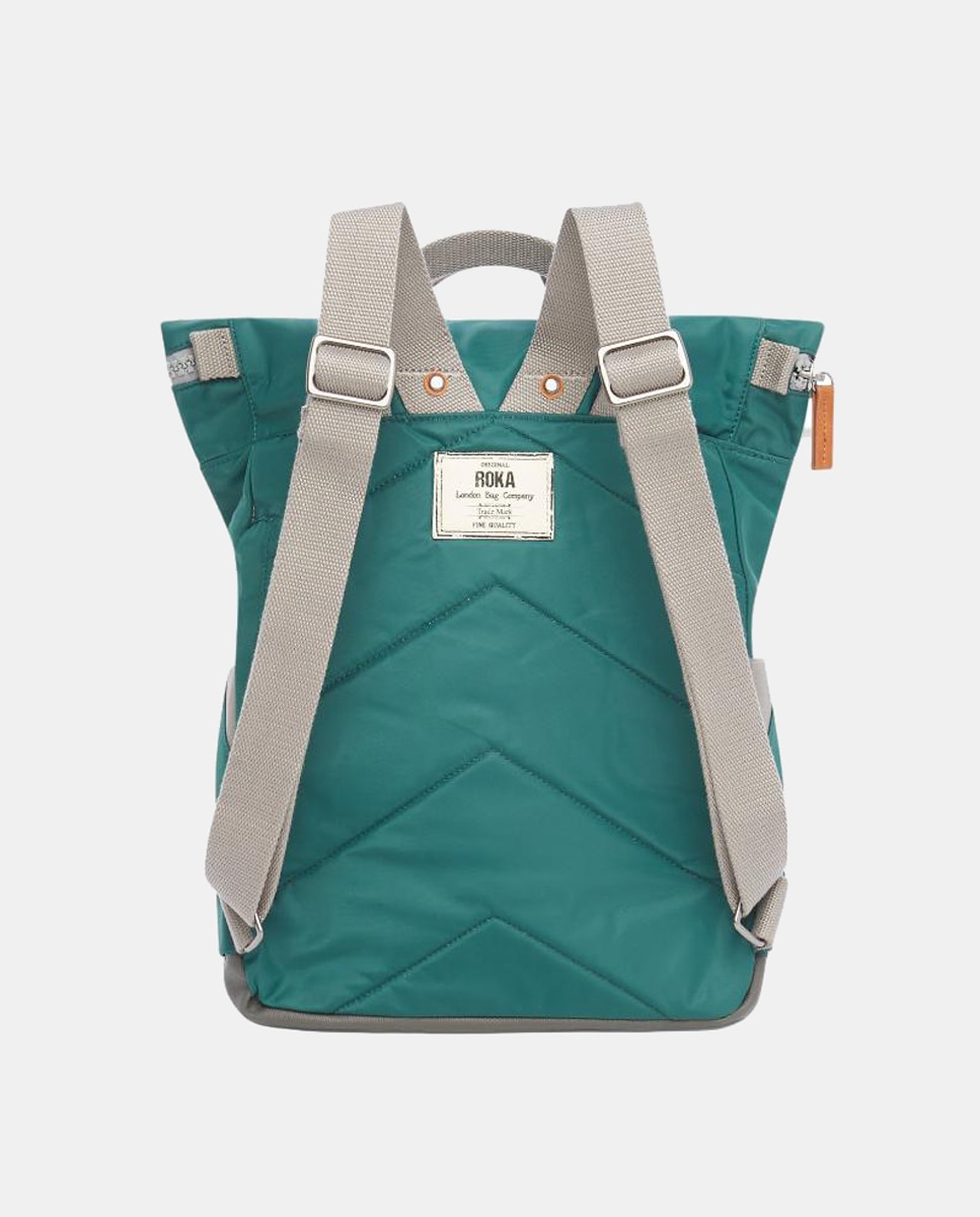 Mochila Unissexo Canfield B Recycled Pequena de Nylon Repelente à Água Verde-escuro-2