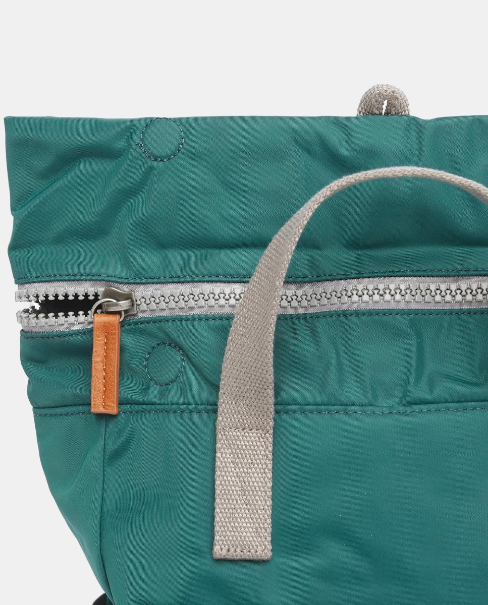 Mochila Unissexo Canfield B Recycled Pequena de Nylon Repelente à Água Verde-escuro-5