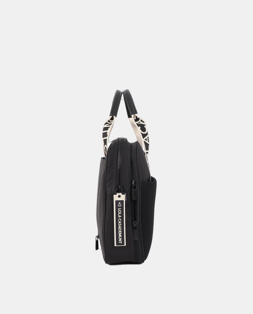 Mala de PC em Nylon Preto-6