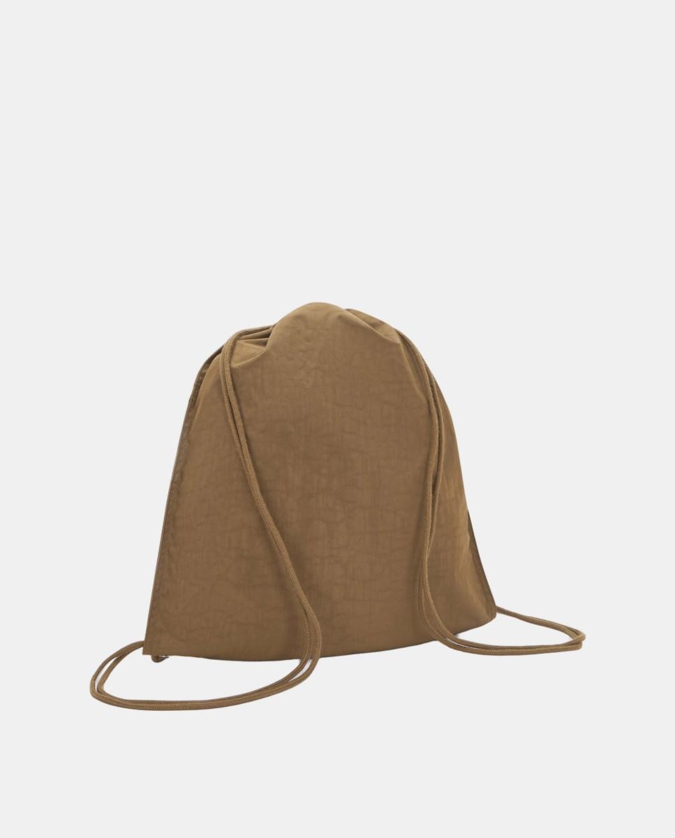 Mochila com Fecho de Cordas, Modelo Supertaboo Castanho-2