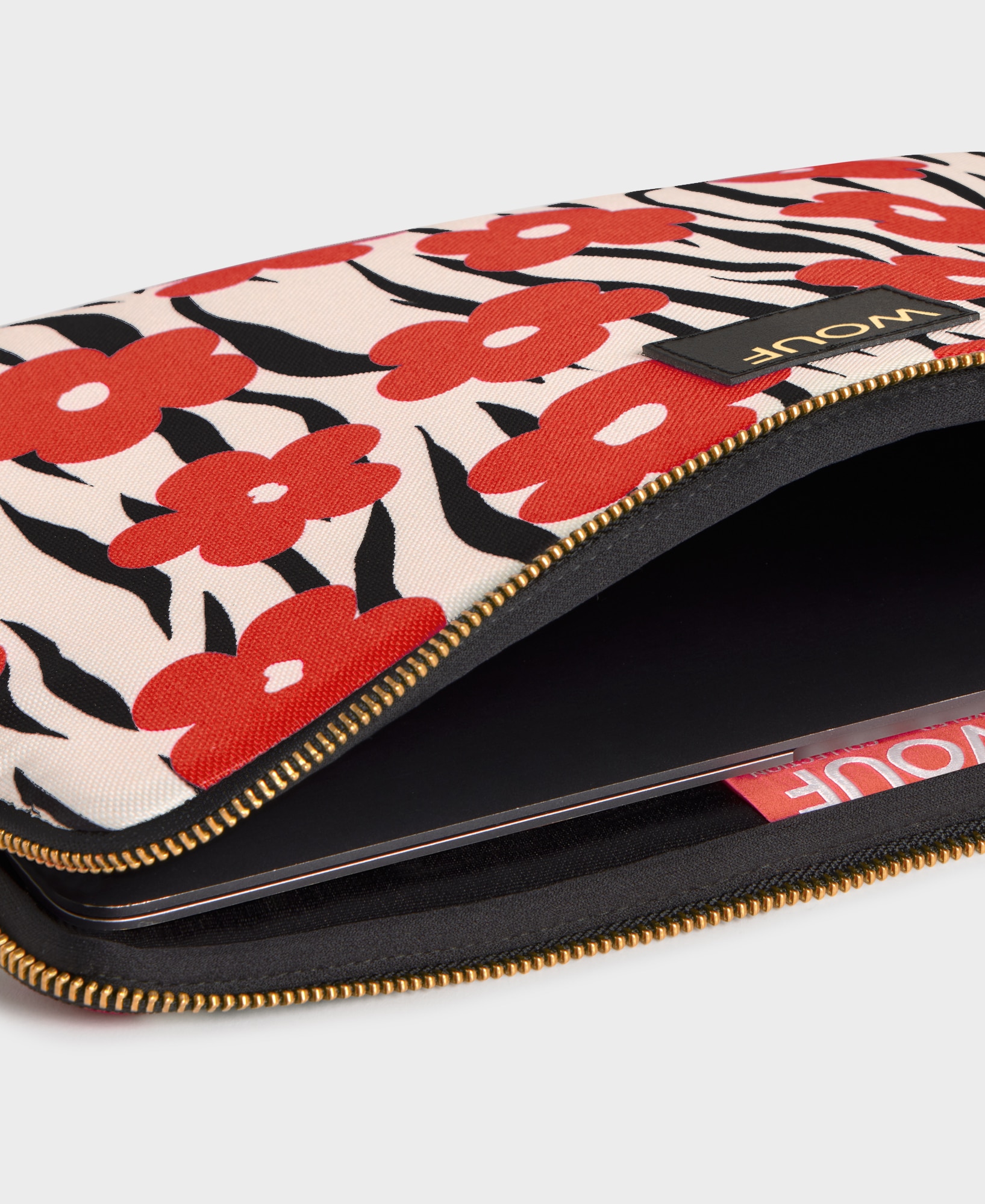 Capa de Portátil 13" & 14" Wildflower Vermelho-3