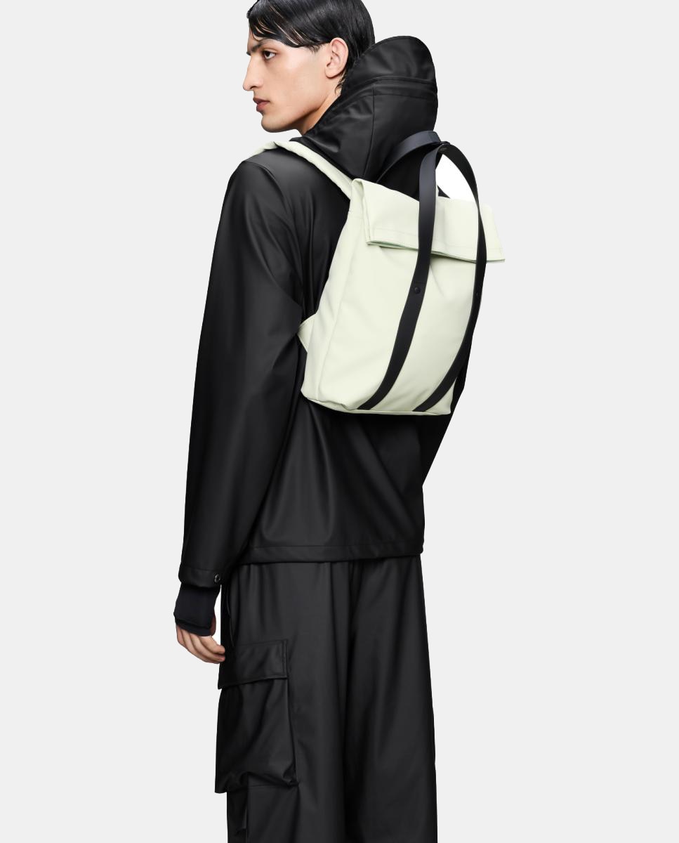 Mochila 2 Way Tote Backpack Mini Verde-claro-5