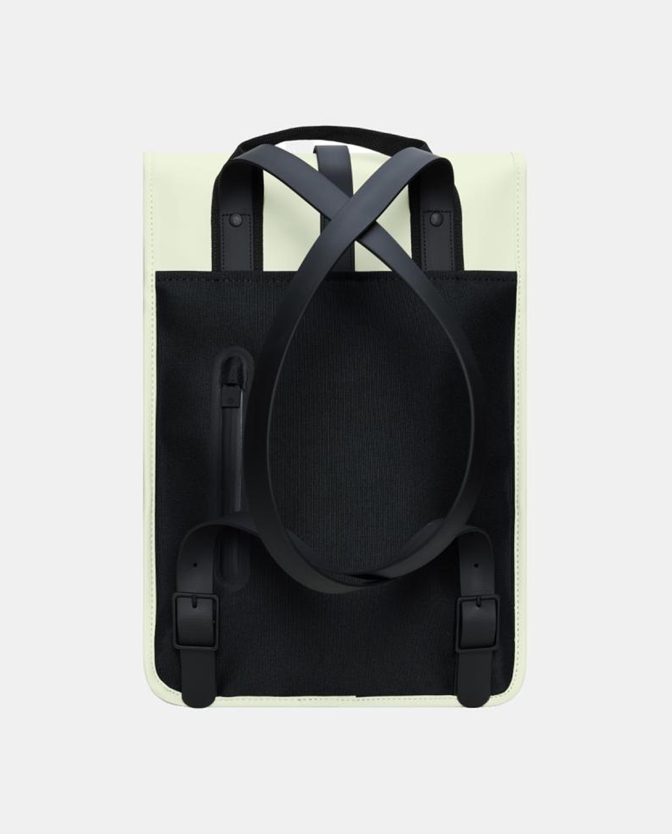 Mochila Média Mini Resistente à Água - Cinzento-Claro Mate Verde-claro-2