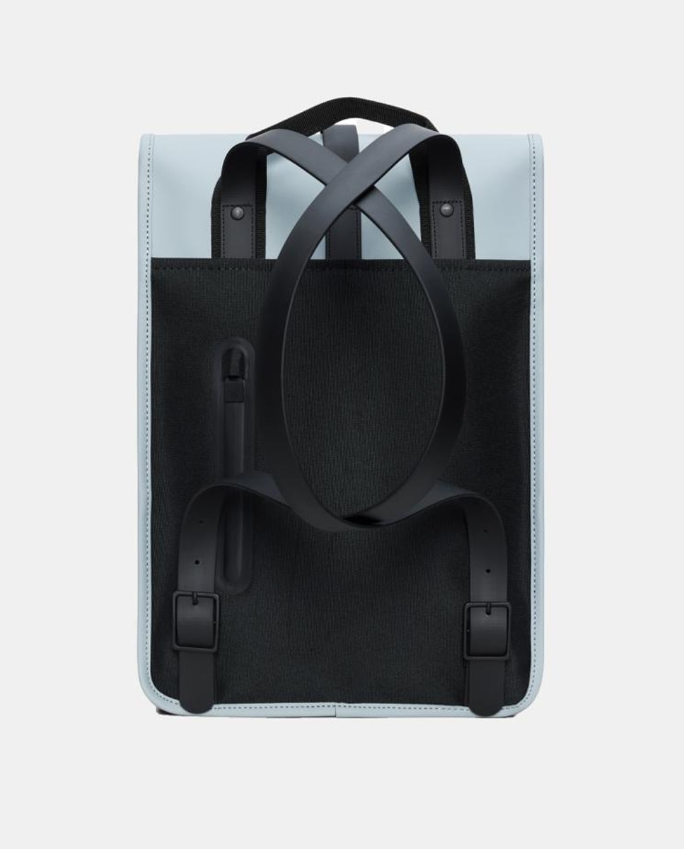 Mochila Média Mini Resistente à Água - Cinzento-Claro Mate Azul-claro-2