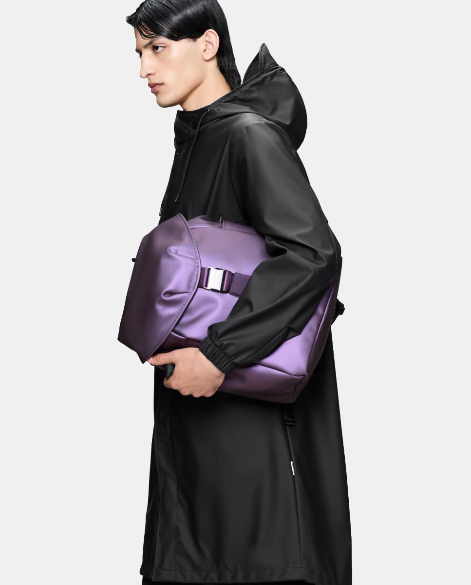 Mochila Bucket Backpack - Preto Roxo-4