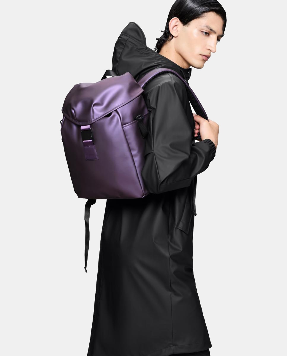 Mochila Bucket Backpack - Preto Roxo-5