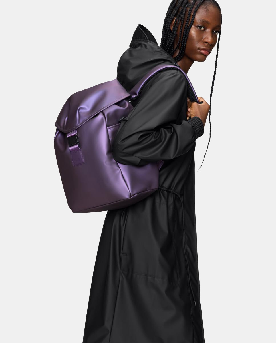 Mochila Bucket Backpack - Preto Roxo-6