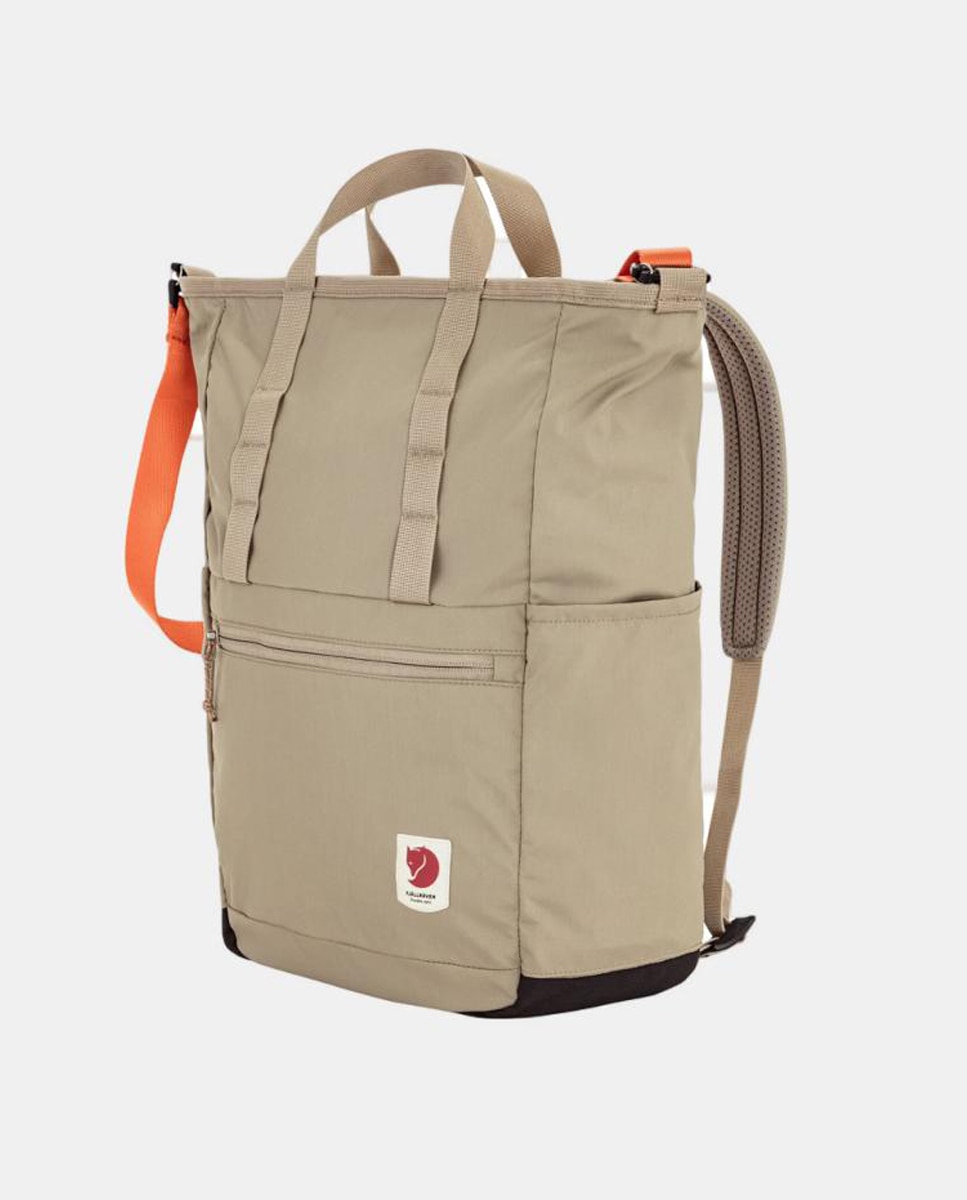 Mochila High Coast com Fecho de Correr em Poliamida Reciclada - Verde Água Bege-3