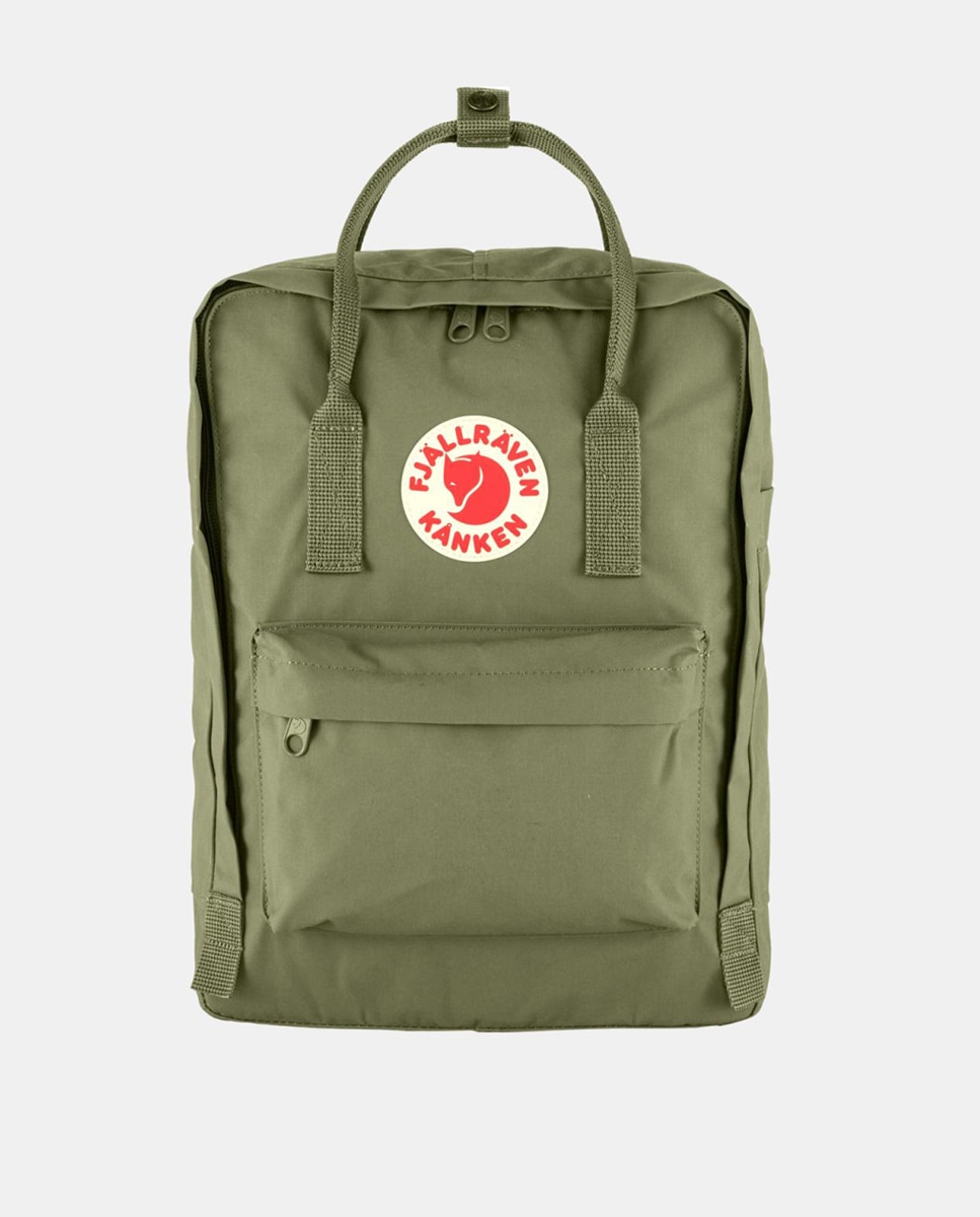 Imagem 0 de Mochila unissexo Kanken de vinil rosa com asas estampadas