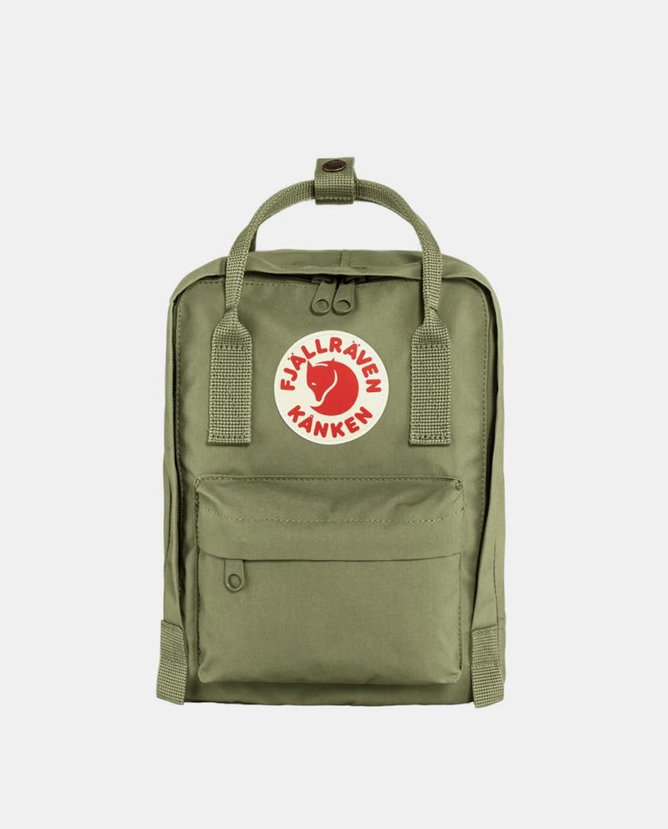 Imagem 0 de Mochila unissexo mini de vinil com remendo à frente