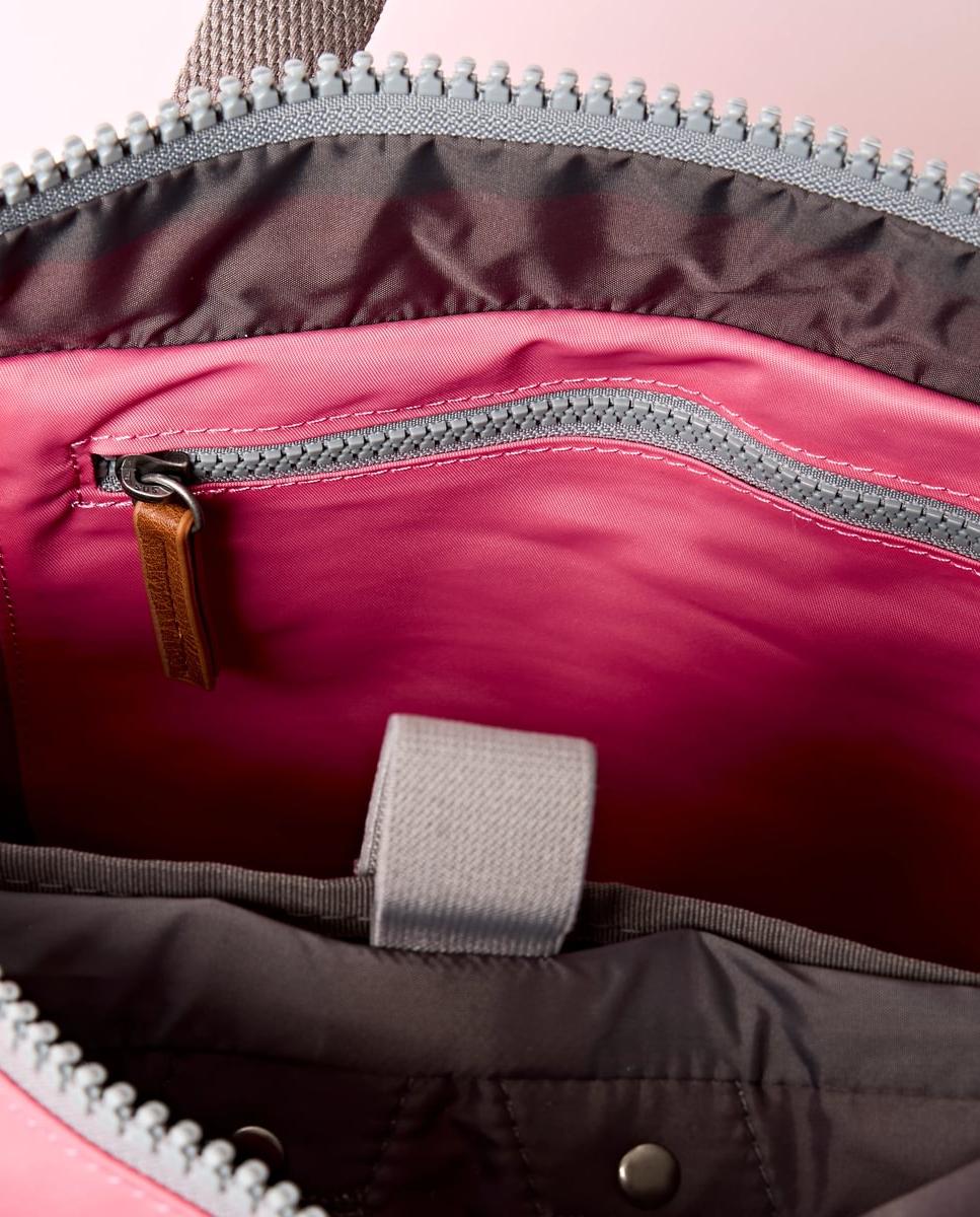 Mochila Unissexo Canfield B Recycled Pequena de Nylon Repelente à Água Rosa-4