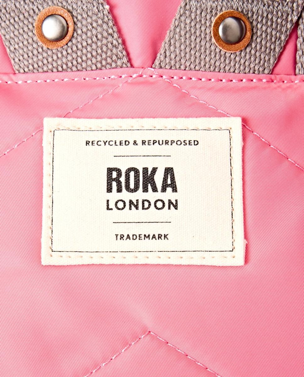 Mochila Unissexo Canfield B Recycled Pequena de Nylon Repelente à Água Rosa-5