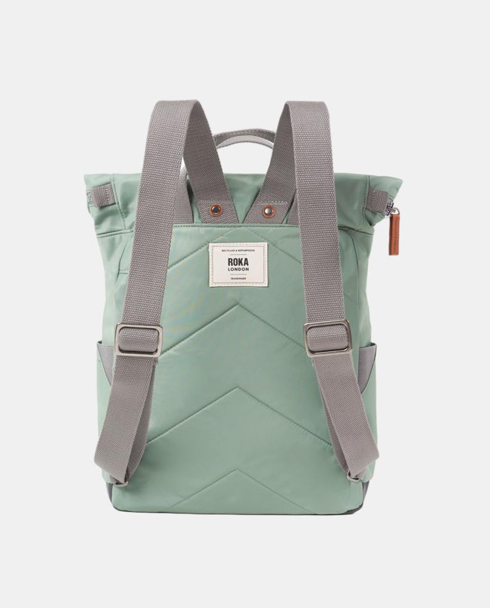 Mochila Unissexo Canfield B Recycled Média de Nylon Repelente à Água Verde-claro-2