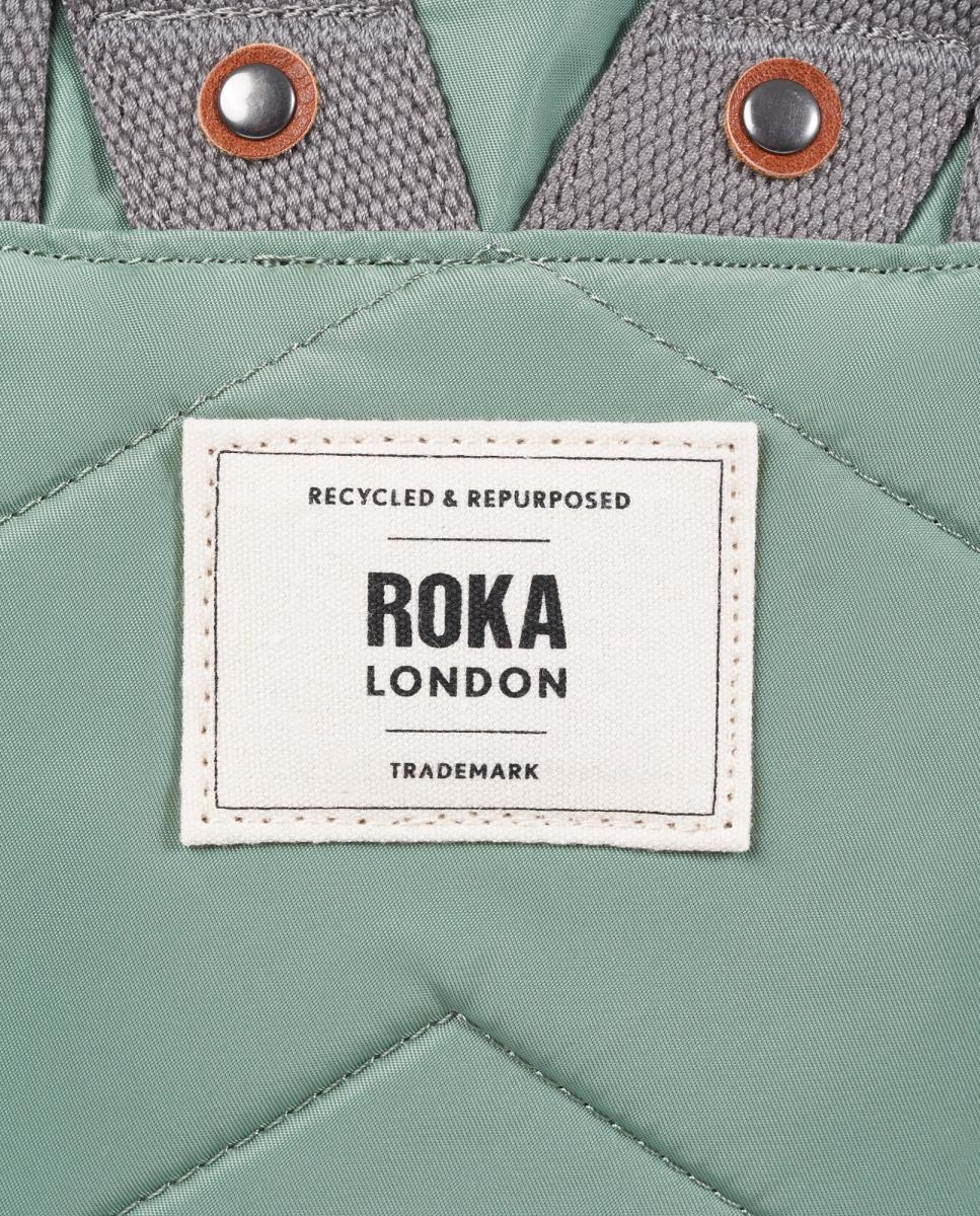 Mochila Unissexo Canfield B Recycled Média de Nylon Repelente à Água Verde-claro-5