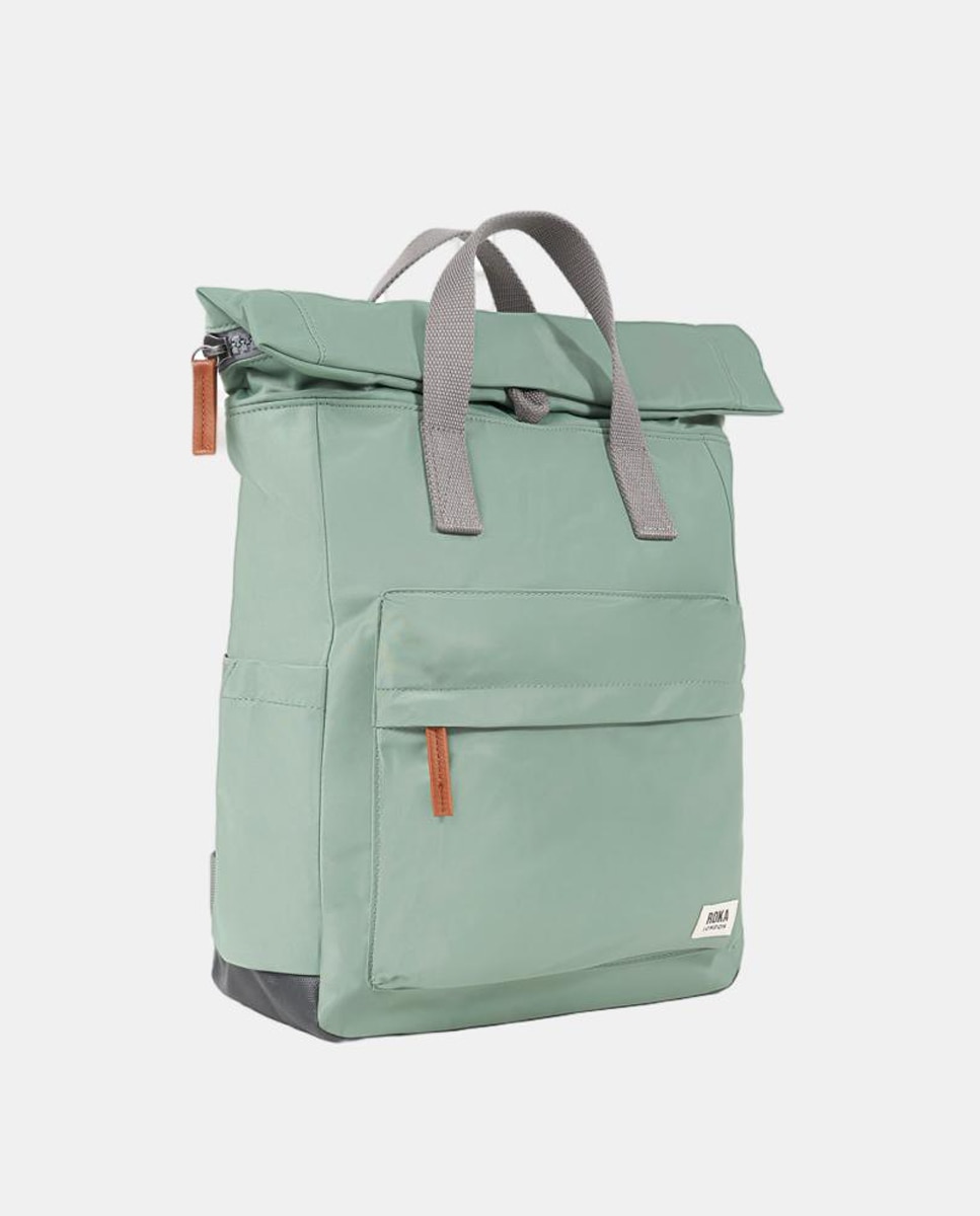 Mochila Unissexo Canfield B Recycled Média de Nylon Repelente à Água Verde-claro-6