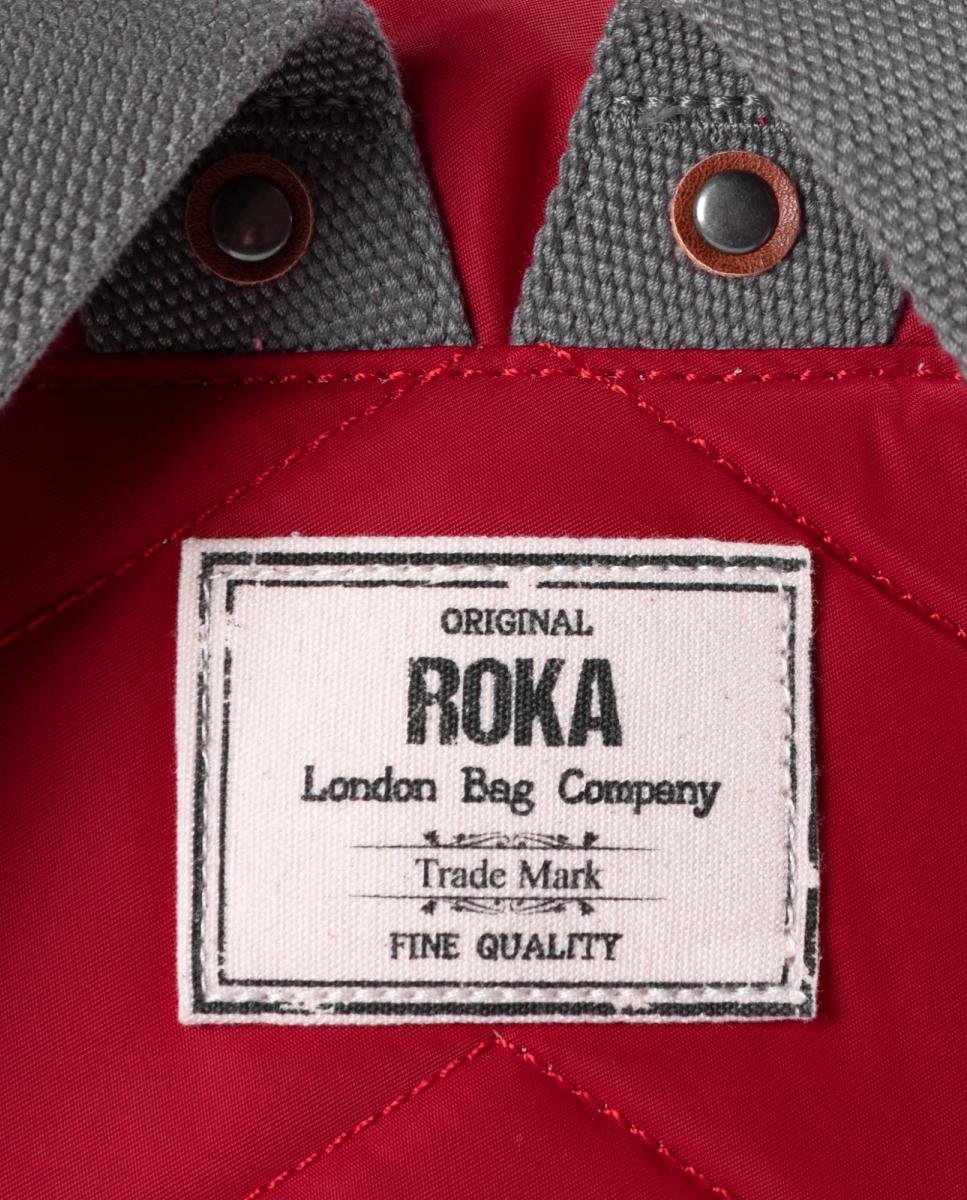 Mochila unisex Canfield b recycled nylon mediana repelente al agua - Roka - Rojo Rojo-5