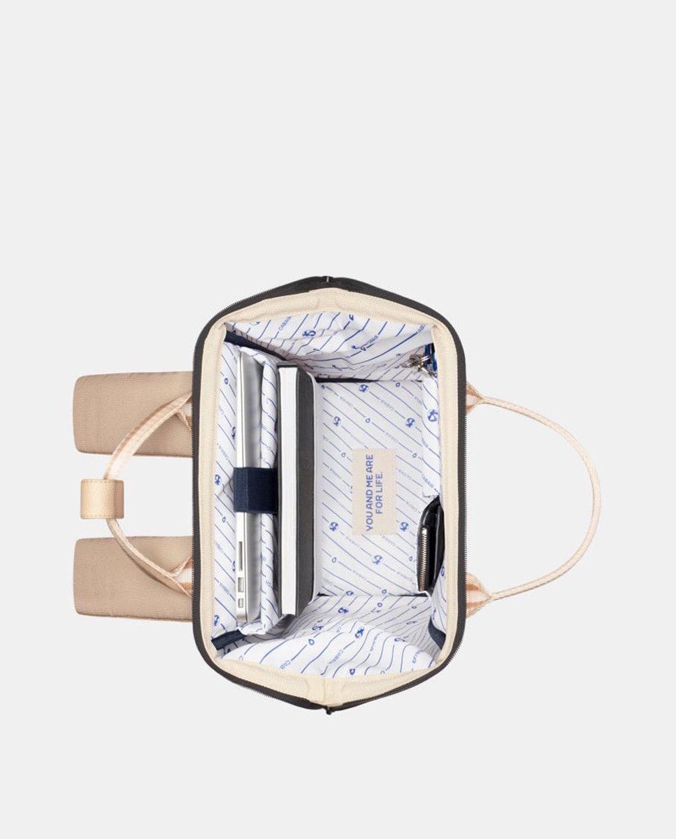 Mochila Adventurer Medium Lobito Creme-3