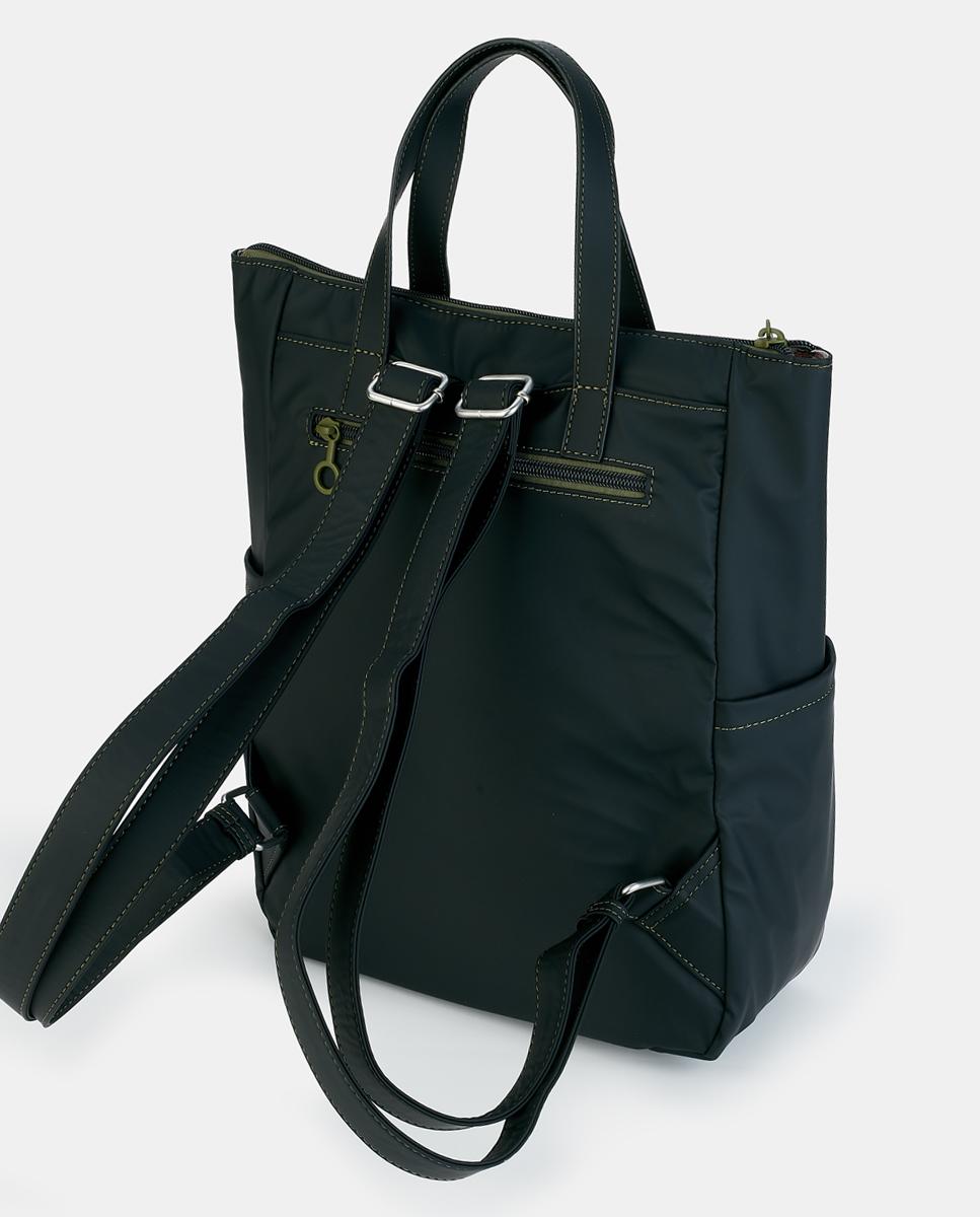 Mochila para Portátil com Fecho de Correr Preto-2