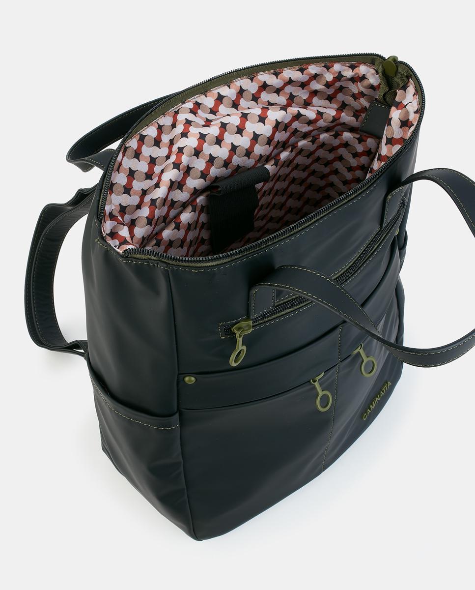 Mochila para Portátil com Fecho de Correr Preto-3