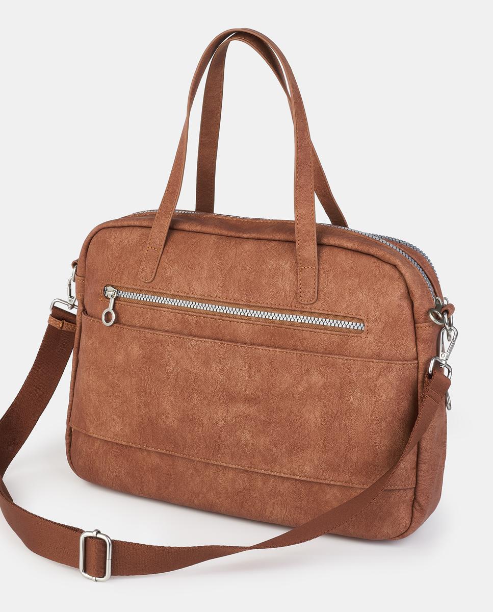 Cartera documentos con cremallera - Caminatta - Cuero Cuero-2