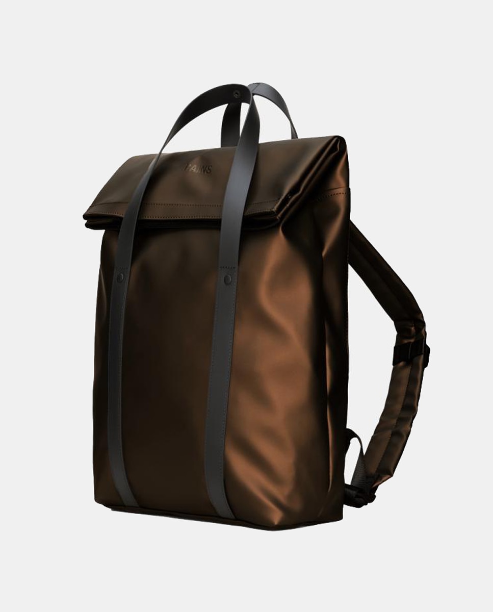 Mochila Impermeável 2 Way Tote Backpack Castanho-escuro-2