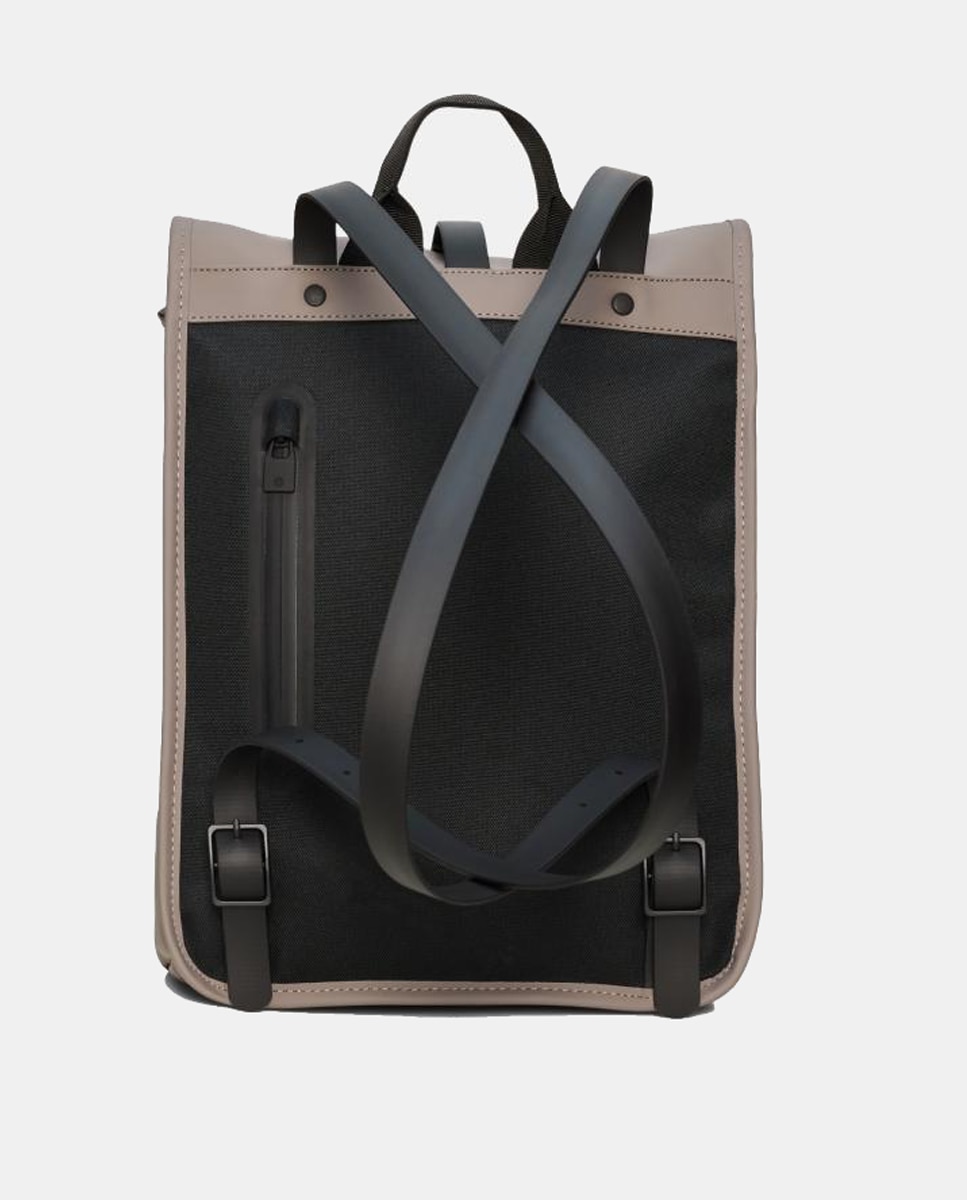 Mochila Impermeável Rolltop Rucksack Mini Castanho-3