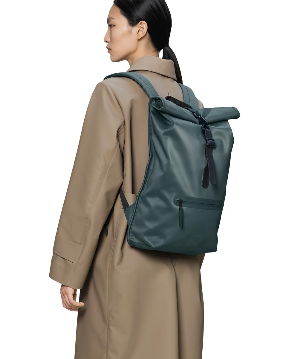 Mochila Impermeável Rolltop Rucksack Verde-4