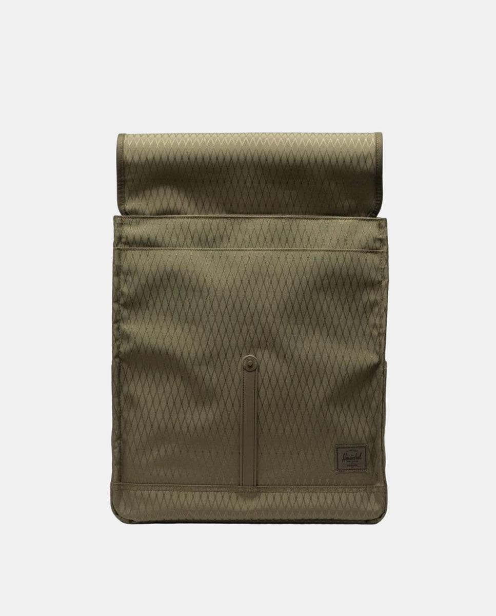 Mochila City Backpack de Herschel Supply crudo - Verde militar Verde militar-2