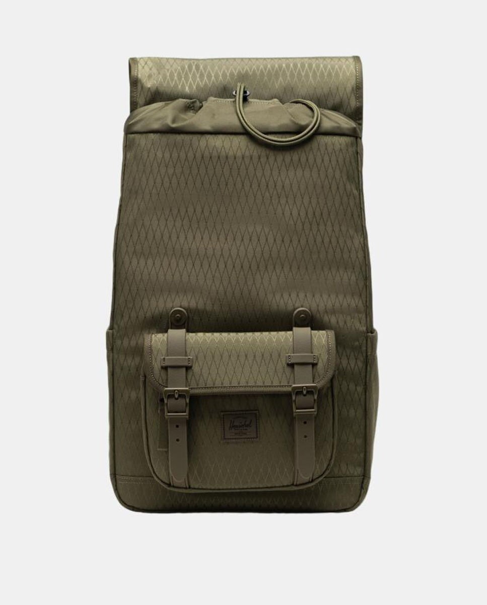 Mochila Little America Mid Backpack Verde-militar-2
