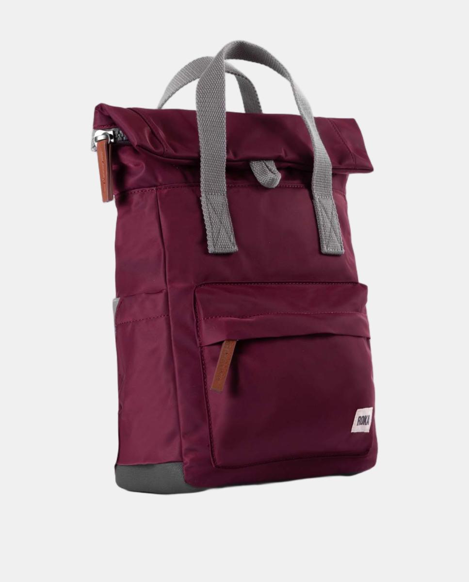 Mochila Unissexo Canfield B Recycled Pequena de Nylon Repelente à Água Grená-2